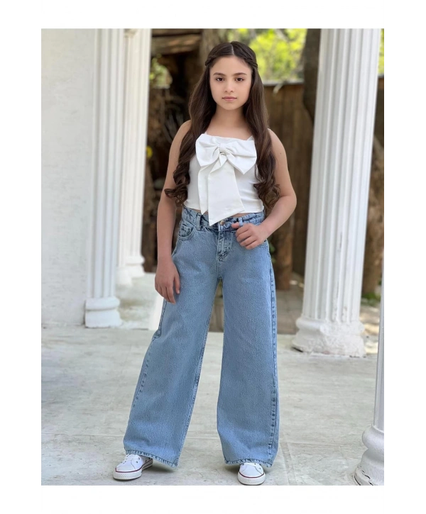 KIZ ÇOCUK COOL KOT PANTOLON (JEANS-DENİM)