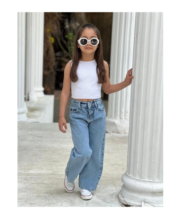 KIZ ÇOCUK COOL KOT PANTOLON (JEANS-DENİM)