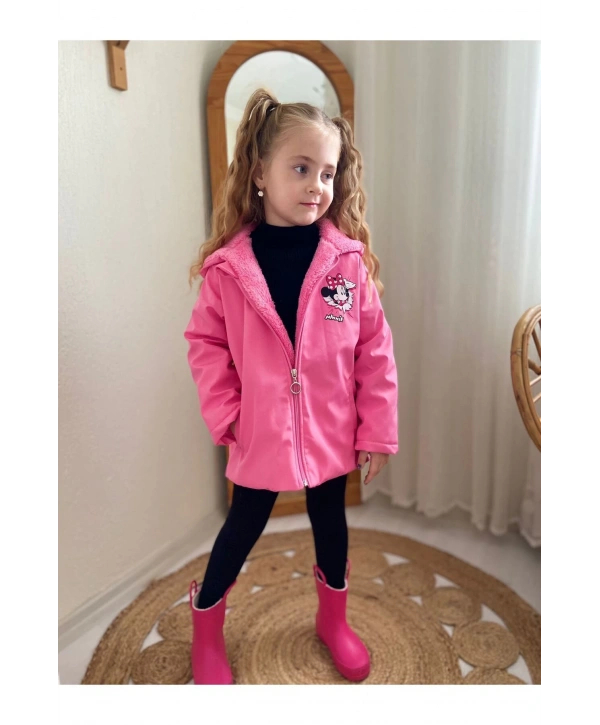 Kız Çocuk Su Geçirmez Içi Welsotflu Mevsimlik Mont