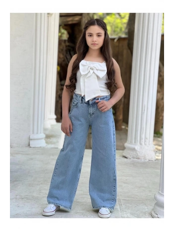 KIZ ÇOCUK COOL KOT PANTOLON (JEANS-DENİM)