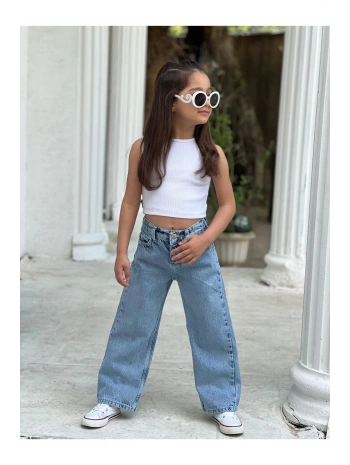 KIZ ÇOCUK COOL KOT PANTOLON (JEANS-DENİM)