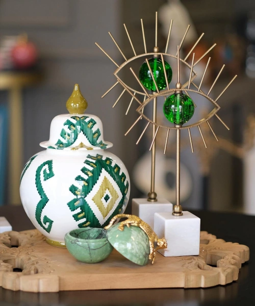 Etnik Desen Tombul Seramik