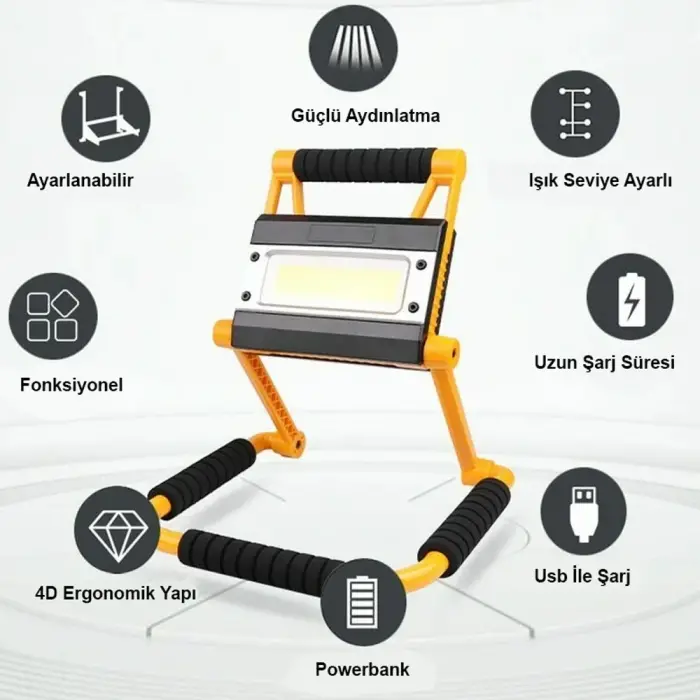 1300 Lümen Güçlü Aydınlatma  Wt-328