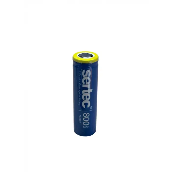 3.7v Li-ion 14500 Aa - 800 Mah 3c Şarjlı Pil
