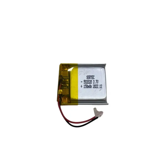 502020 3.7v 150mah Li-polymer Pil (devreli/1.5a)