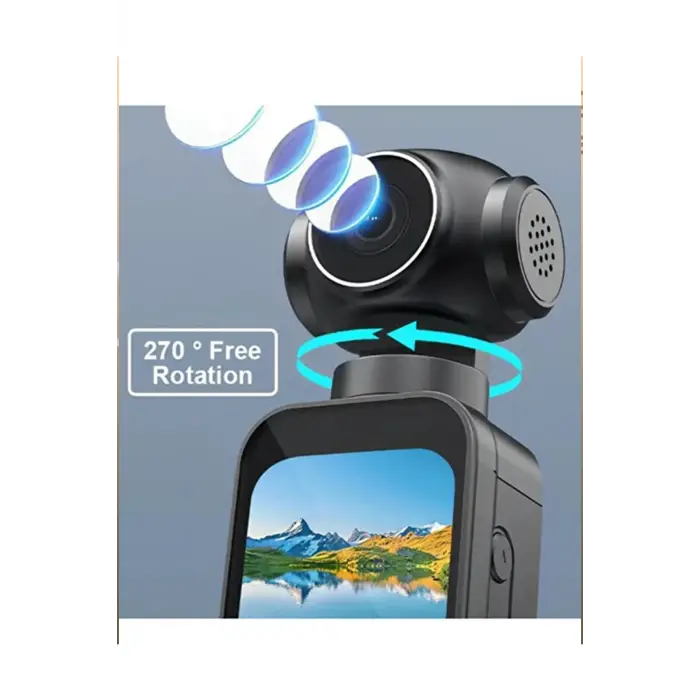 5k Ultra Hd Aksiyon Kamerası Ultra Stabil Çekim, Anti-shake Teknolojisi