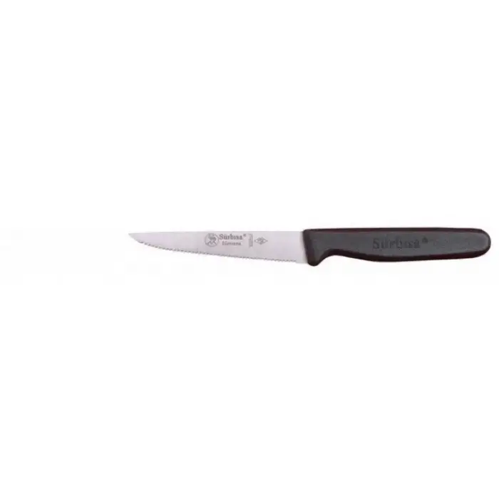 61004lz - Sürmene Lazerli, Tırtıklı Sebze Bıçağı 9,5cm
