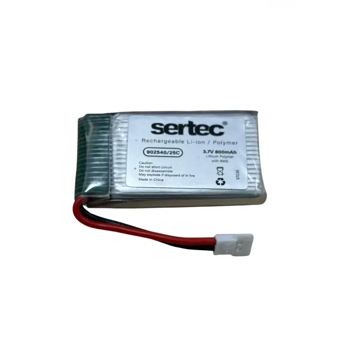 / 902540 / 3.7v - 800mah - 25c Beyaz Soket