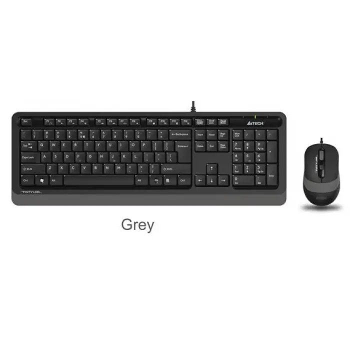 A4 Tech F1010 Q Usb Gri Fn-Mm Klv+Optik Mouse Set (KDO)