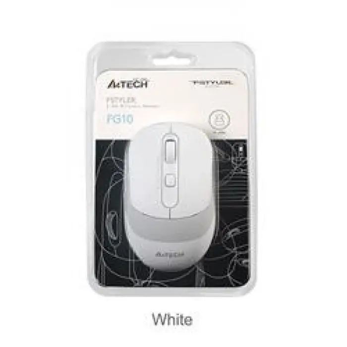 A4 Tech Fg10 Beyaz Nano Kablosuz Optik 2000 Dpı Mouse (KDO)
