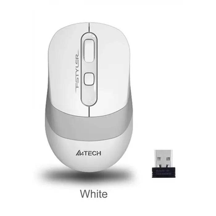 A4 Tech Fg10 Beyaz Nano Kablosuz Optik 2000 Dpı Mouse (KDO)