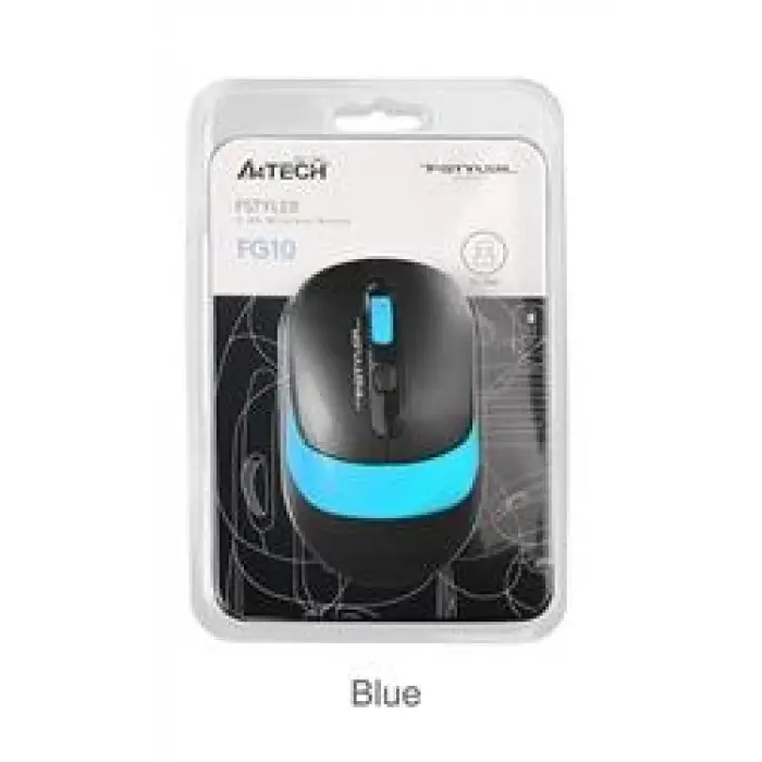 A4 Tech Fg10 Mavi Nano Kablosuz Optik 2000 Dpı Mouse (KDO)