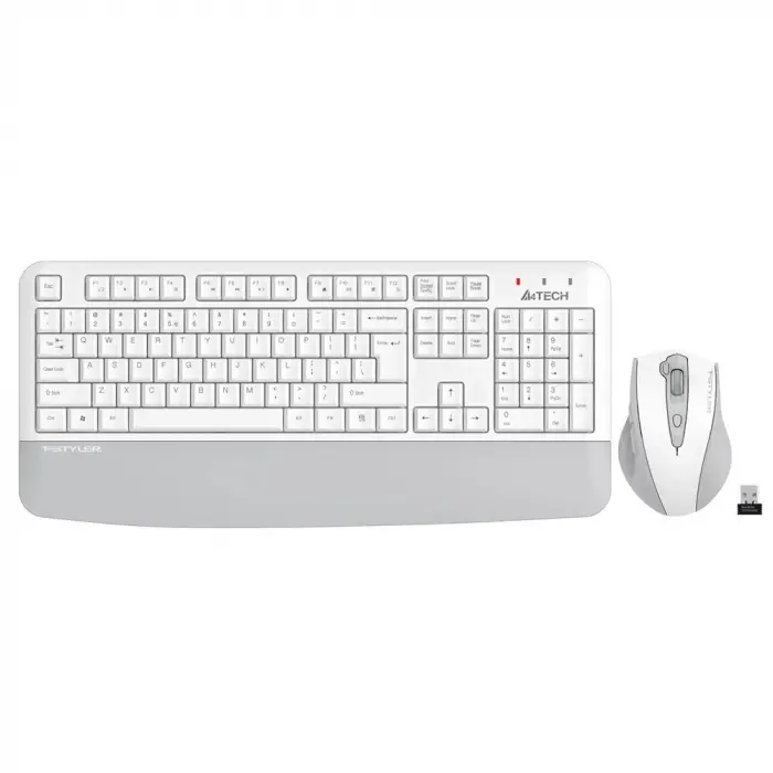 A4 Tech FG2500S Beyaz Plus 2.4GHz FN-MM Türkçe Q 3200DPI Klavye & Mouse Set