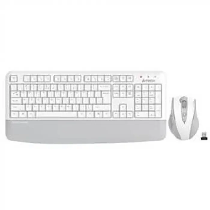 A4 Tech FG2500S Beyaz Plus 2.4GHz FN-MM Türkçe Q 3200DPI Klavye & Mouse Set (KDO)