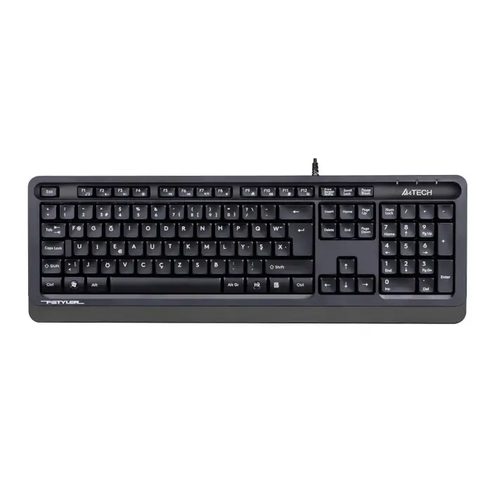 A4 Tech Fk10 F Usb Fsytyler Gri Tr Fn-Multimedya Klavye