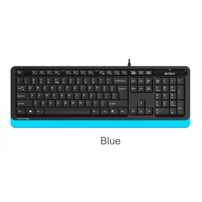 A4 Tech Fk10 Q Usb Fsytyler Mavi Tr Fn-Multimedya Klavye