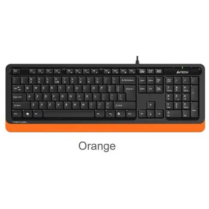 A4 Tech Fk10 Q Usb Fsytyler Turuncu Tr Fn-Mmedya Klavye