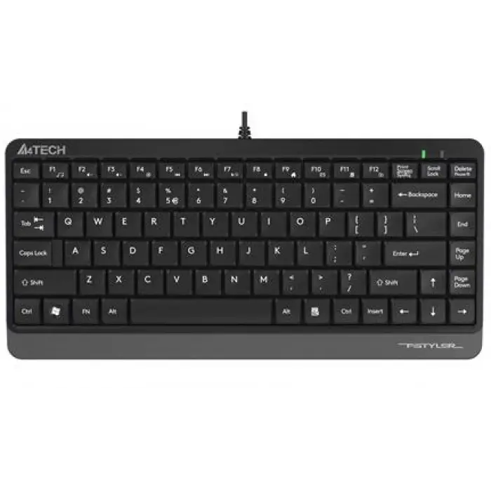 A4 Tech FK11 Q Usb Kablolu Mm Mini Gri Siyah Klavye (KDO)