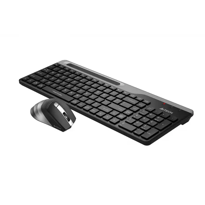 A4 Tech Fstyler FB2535C Gri Bluetooth+2.4G Nano Fn Multimedya Klavye Şarjlı Mouse Set (KDO)