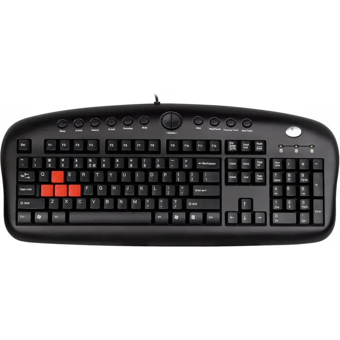 A4 Tech Kb-28G Siyah Usb Multımedya Gamer Klavye (KDO)
