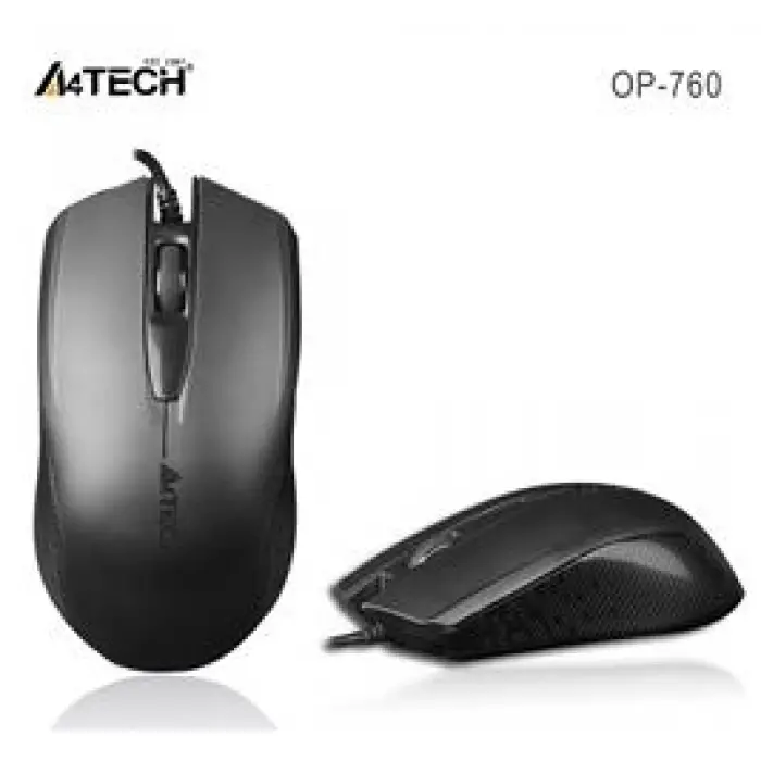 A4 Tech Op-760 Usb Siyah V-Track 1000 Dpı Mouse (KDO)