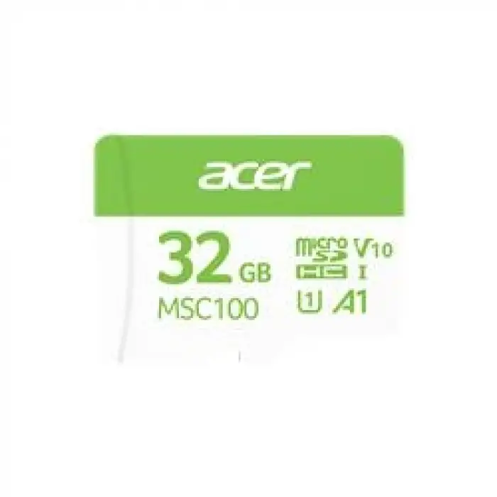 Acer MSC100 32GB microSD U1 V10 A1 Aksiyon Kamera & Güvenlik Kamerası Uyumlu