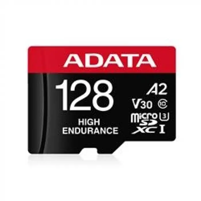 Adata 128 GB High Endurance microSDXC 4K U3 V30 A2 Hafıza Kartı (KDO)