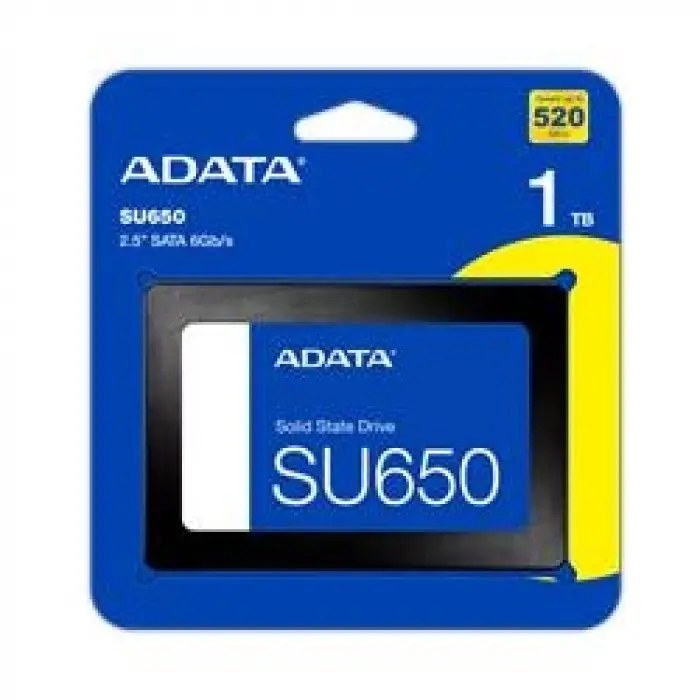 Adata 1TB 2.5 SU650 520-450MB-s ASU650SS-1TT-R Ssd Harddisk (KDO)
