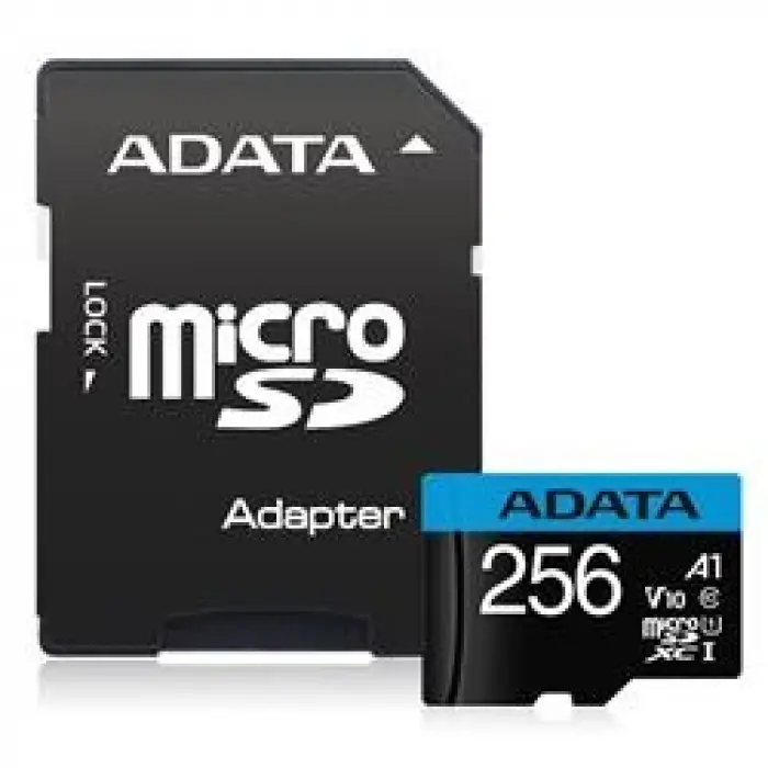 Adata 256GB Premier microSDXC Card with Adapter UHS-I Class10 V10 Hafıza Kartı (KDO)
