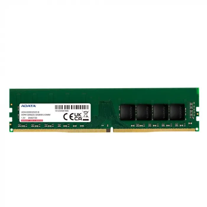 Adata 32GB DDR4 3200MHz 288Pin 1.2V PC Ram (KDO)