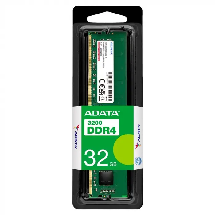 Adata 32GB DDR4 3200MHz 288Pin 1.2V PC Ram (KDO)