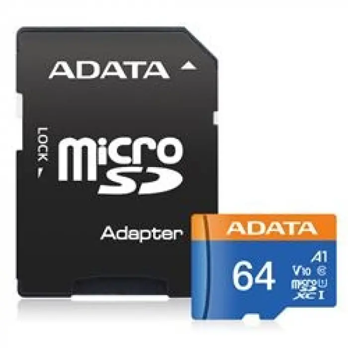 Adata 64GB Premier microSDXC Card with Adapter UHS-I Class10 V10 Hafıza Kartı (KDO)