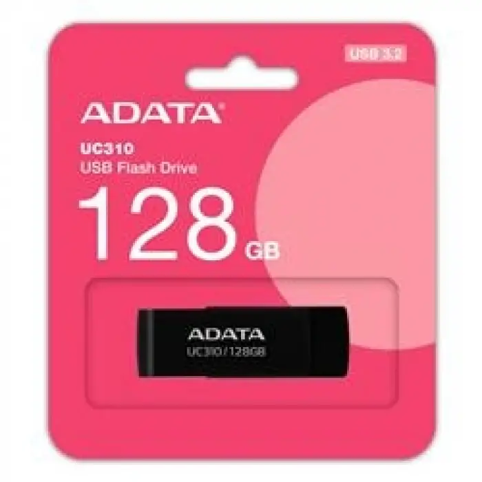 Adata UC310-128GB 128GB USB3.2 Gen1 Black Flash Bellek (KDO)
