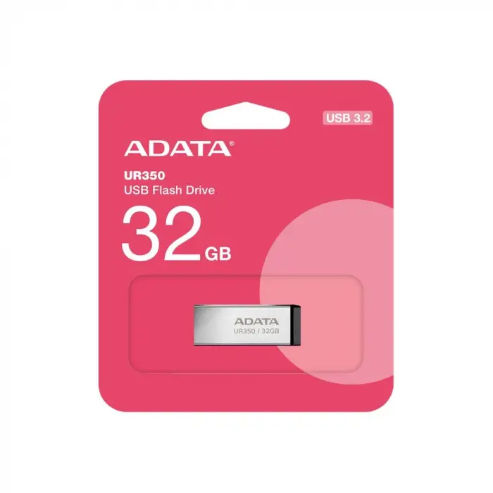 Adata UR350-32G 32GB USB3.2 Gen1 Metal Flash Bellek (KDO)