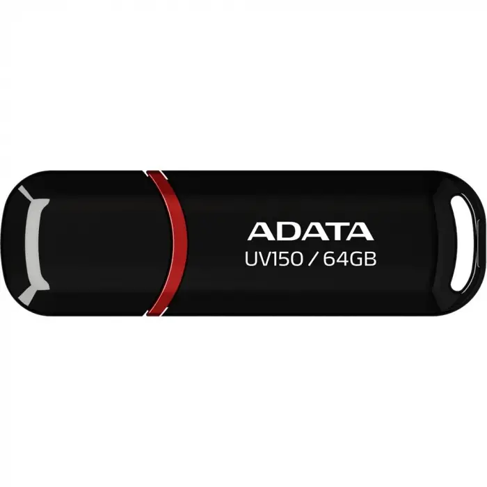ADATA UV150-64GB USB3.2 Gen1 Black Flash Bellek (KDO)