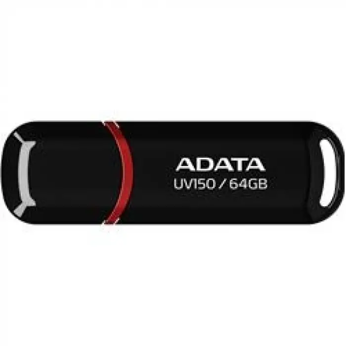 ADATA UV150-64GB USB3.2 Gen1 Black Flash Bellek (KDO)