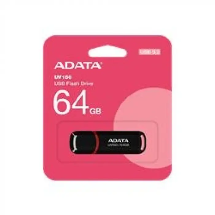 ADATA UV150-64GB USB3.2 Gen1 Black Flash Bellek (KDO)