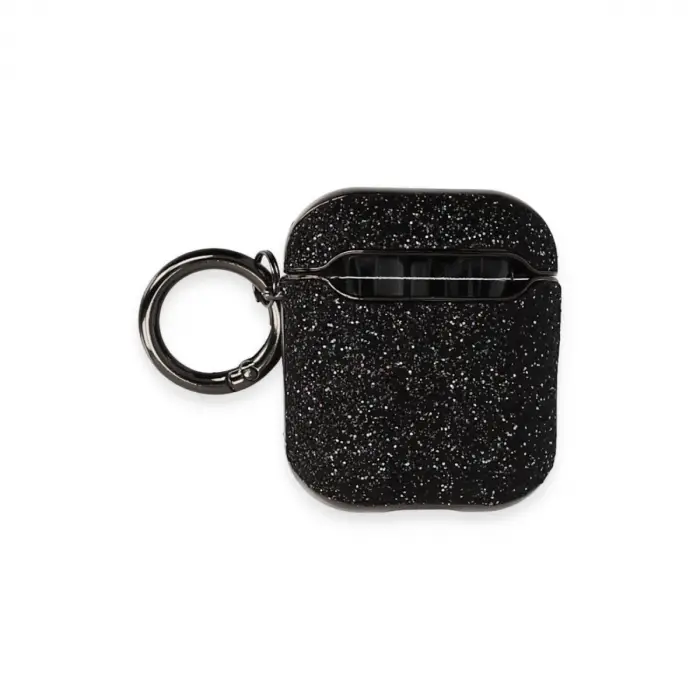 Airpods 2 (2.nesil) Spell Simli Kılıf - Siyah