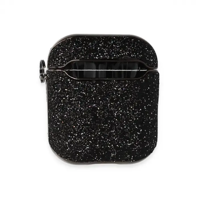 Airpods 2 (2.nesil) Spell Simli Kılıf - Siyah