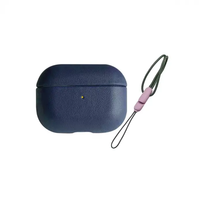 Airpods 3 (3.nesil) 405 Deri Kılıf - Lacivert