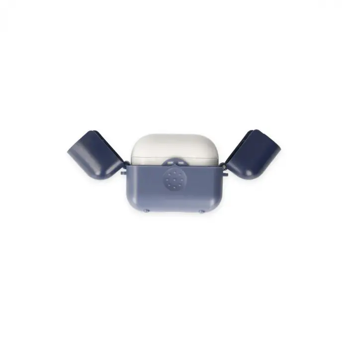 Airpods 3 (3.nesil) Basmalı Kılıf - Mavi-lacivert