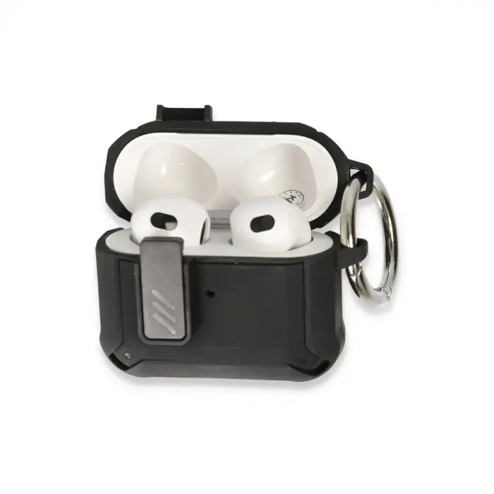 Airpods 3 (3.nesil) Truva Kılıf - Siyah