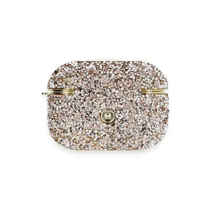 Airpods Pro 2 (2.nesil) Luz Taşlı Kılıf - Pembe