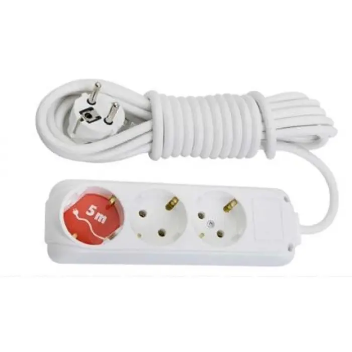 Almera 3lü 5mt Topraklı Topraklı Priz (KDO)