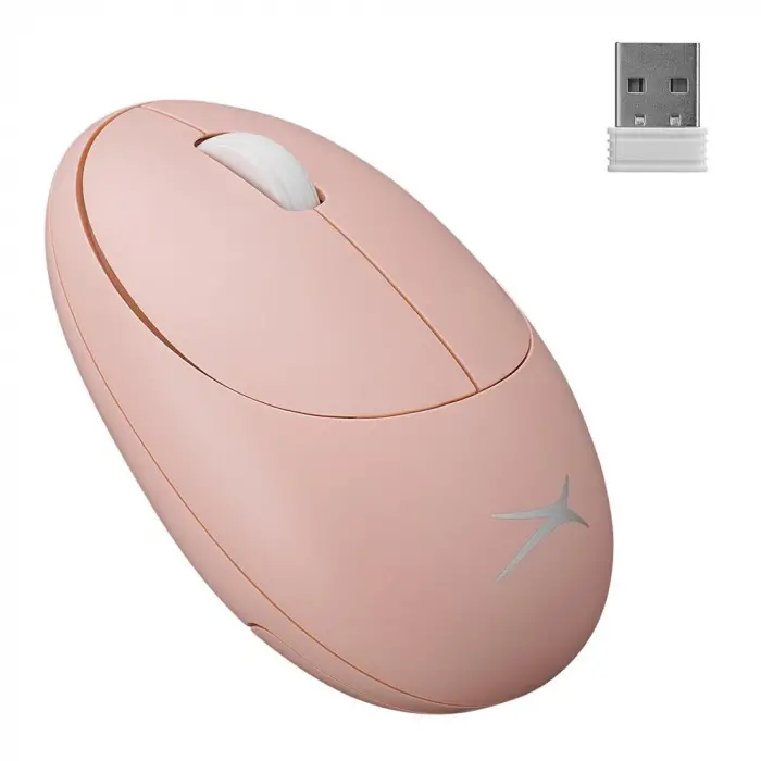 Altec Lansing ALBM7335 Pembe 2.4GHz USB 1200DPI Alkalin Pilli Kablosuz Mouse (KDO)