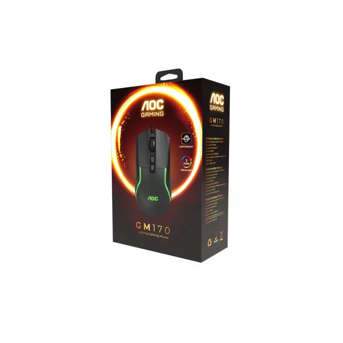 AOC GM170B-LA Kablolu Gaming Mouse (KDO)