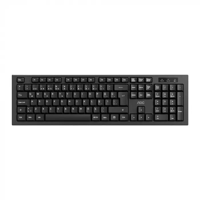 AOC KM210B-38 Kablosuz Klavye+ Mouse Set