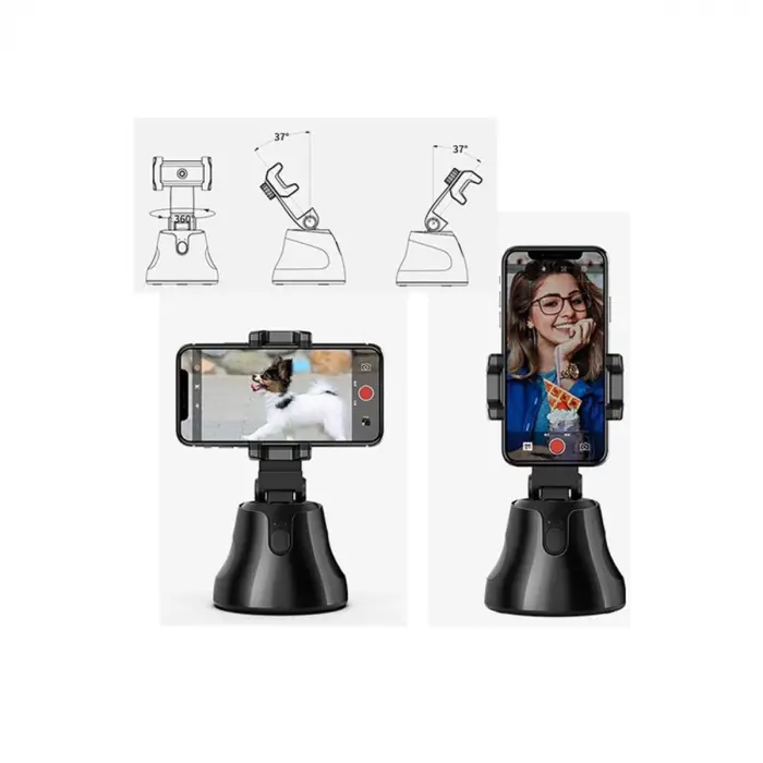 Apai Genie 360 Derece Takip Etme Özellikli Selfie Gimbal - Siyah