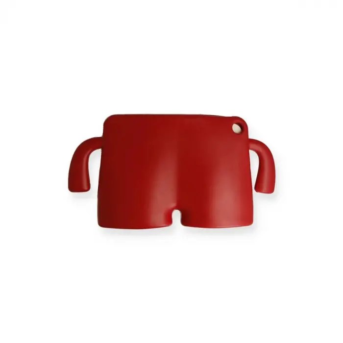 Apple İpad Mini 6 Karakter Tablet Silikon - Kırmızı