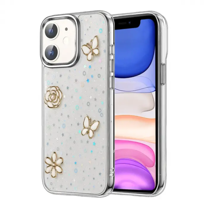 Apple İphone 12 Fiyonk Desenli Kapak - Desen 10
